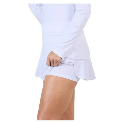 Women's 13 Inch Tennis Skort White