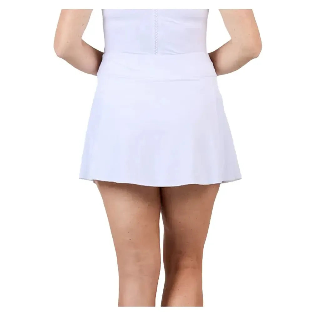 Women's 14 Inch Tennis Skort White