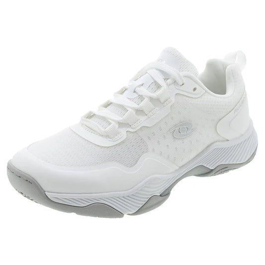 Men's Clear Shot Quicksilver Pickleball Shoes White and Silver-Footwear-Acacia-24-200H2401-Tennis Express