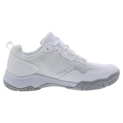 Men's Clear Shot Quicksilver Pickleball Shoes White and Silver