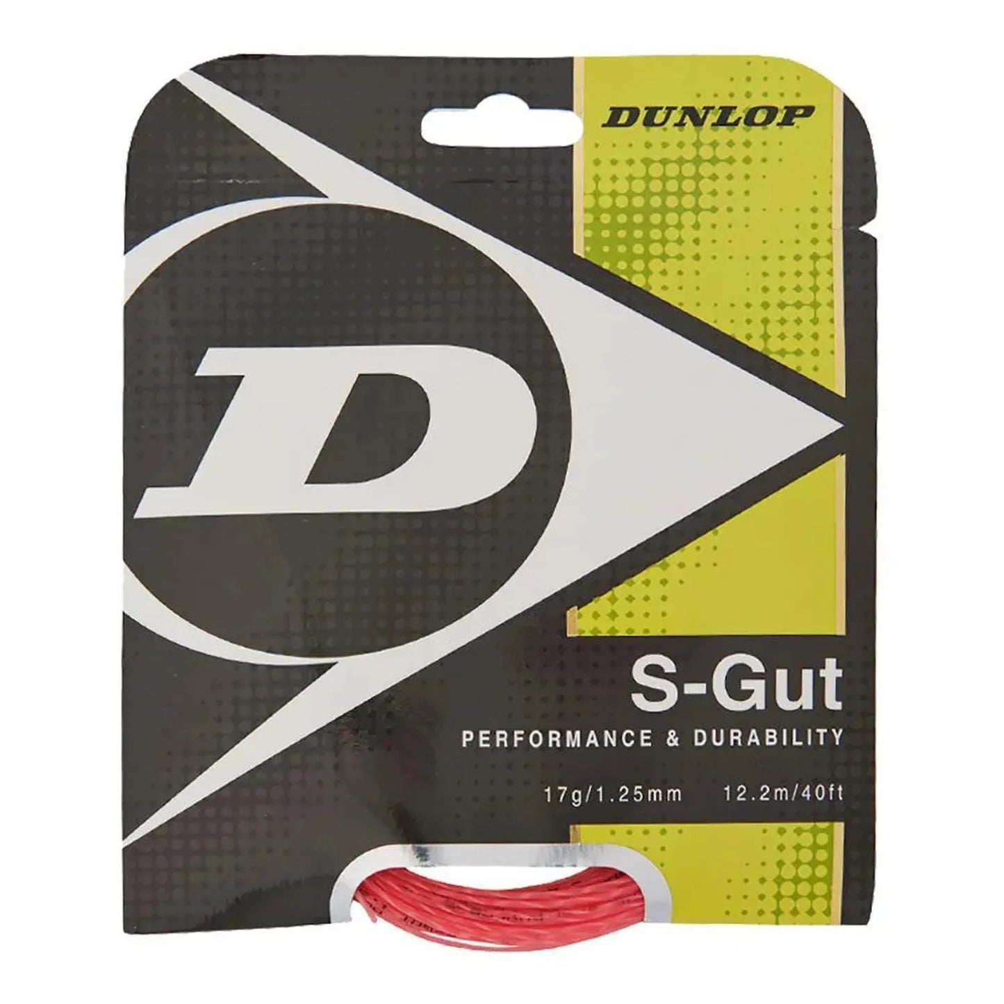 Pink - S-Gut 17G Pink Tennis String-Strings-Dunlop-24009-DEFAULT-L-Tennis Express