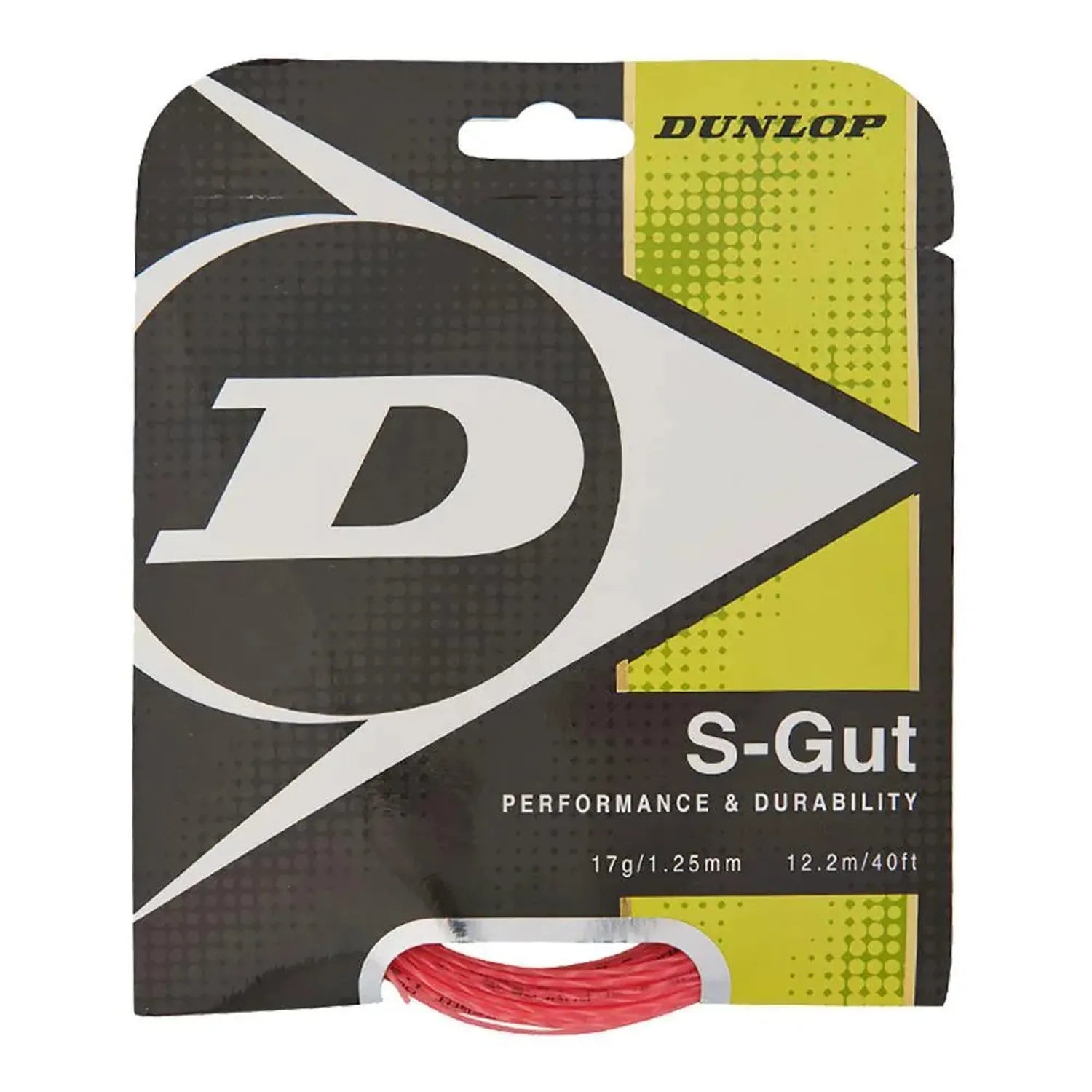 Pink - S-Gut 17G Pink Tennis String-Strings-Dunlop-24009-DEFAULT-L-Tennis Express