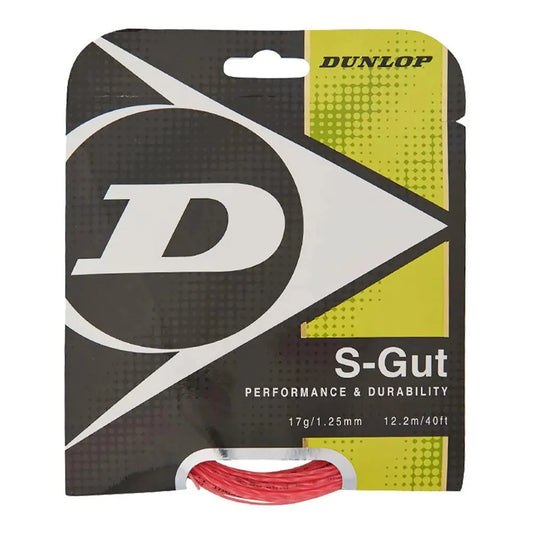 Pink - S-Gut 17G Pink Tennis String-Strings-Dunlop-24009-DEFAULT-L-Tennis Express
