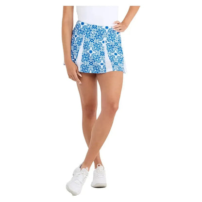 Women's 13 inch Tennis Skort Sandra Tiles