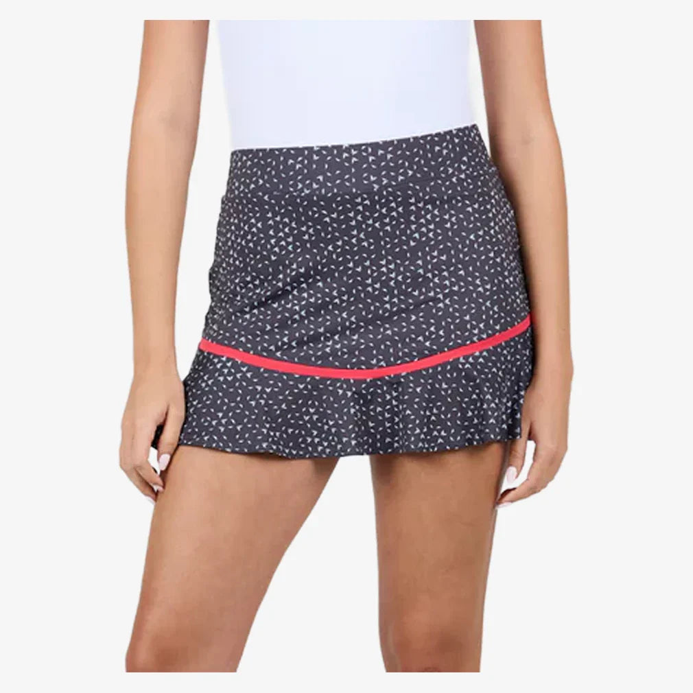 Women's Berry Fusion 14 Inch Tennis Skort Jetset and Berry Red