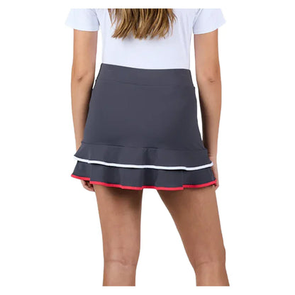 Women's Berry Fusion 15 Inch Tennis Skort Dark Grey