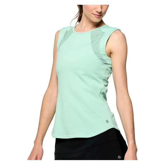 Women's Power Tennis Tank Lichen-Apparel-Lija-25A-1597T5LH25-Tennis Express