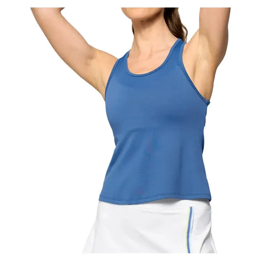 Women's Rival Tennis Tank Denim Blue-Apparel-Lija-25A-1960T2DBF25-Tennis Express