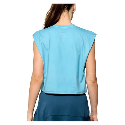 Women's Boxy Tennis Tee Tiffany Blue