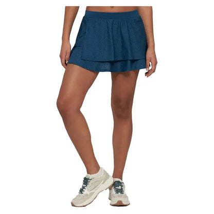 Women's Circle Mesh Layer 13 Inch Tennis Skort Dragonfly-Apparel-Lija-25S-4630T3S25-Tennis Express