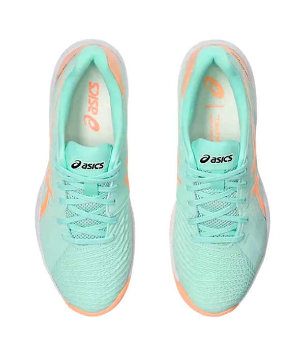 Padel Shoes Asics Solution Swift FF Padel Mujer Mint Tint/Bright Sunstone
