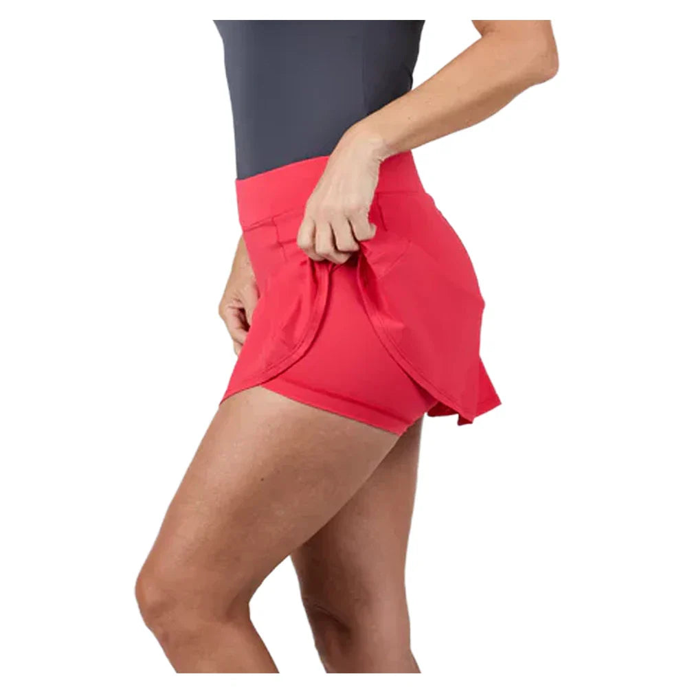 Women's Berry Fusion 13 Inch Tennis Skort Berry Red