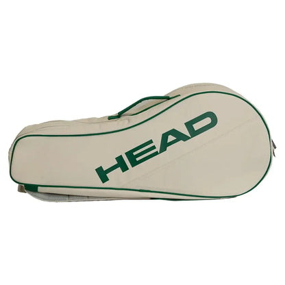 Arthur Ashe Tennis Racquet Bag L Off White and Green