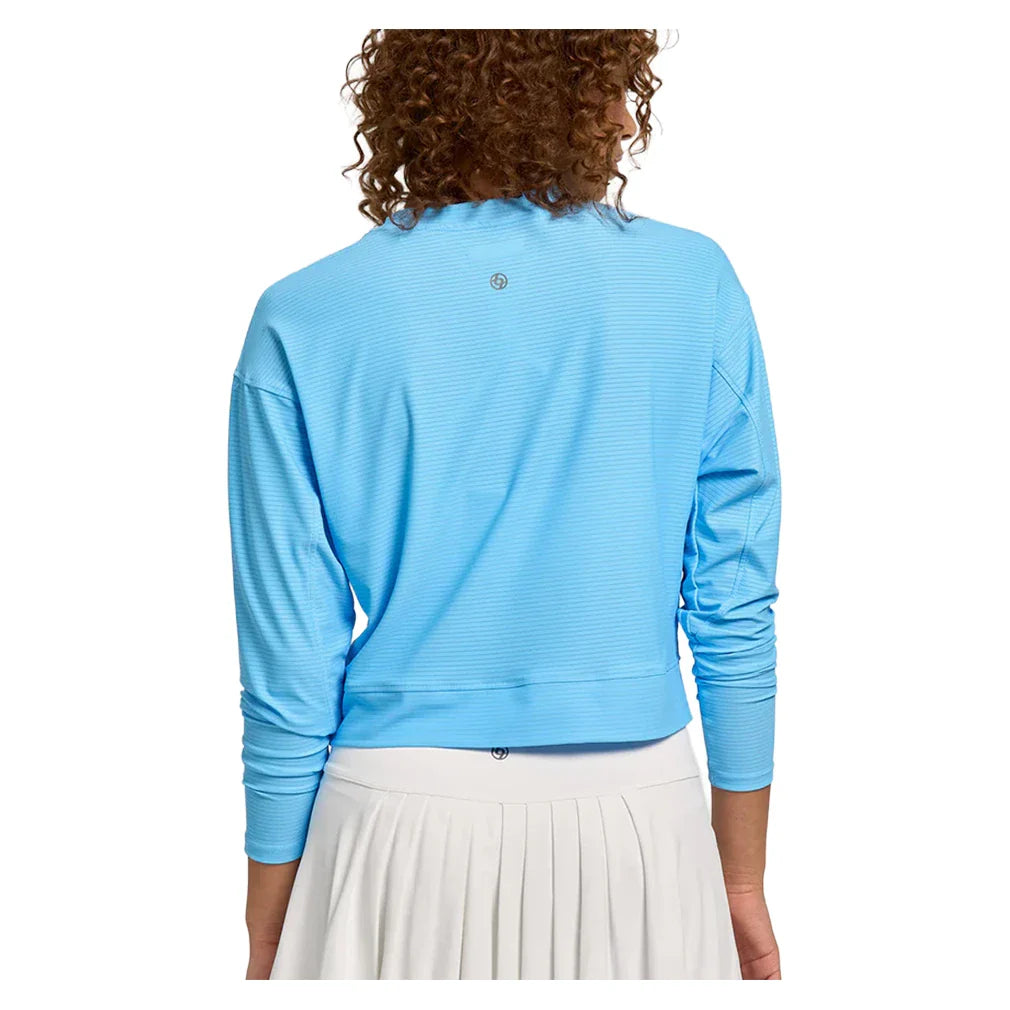 Women's Rally Tennis Top Blue Shores