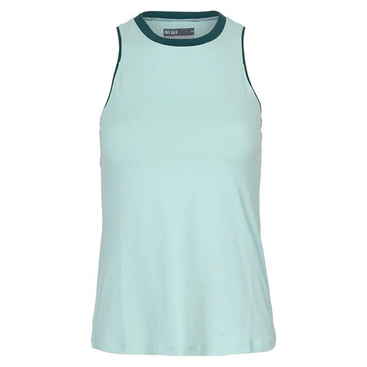 Women's Gracey Tennis Tank Electric Mint and Everglade