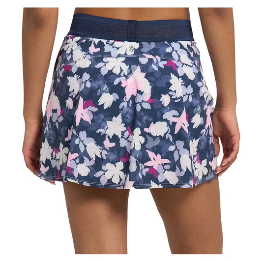 Women's 14 Inch Printed Strike Tennis Skort Bouquet