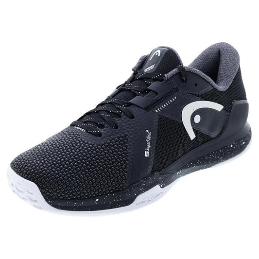 Men's Sprint Pro 4.0 SF Tennis Shoes Black and White-Footwear-Head-273105BKWH-S25_8b3fb722-e91b-40d0-9d37-15d850e2d13b-Tennis Express