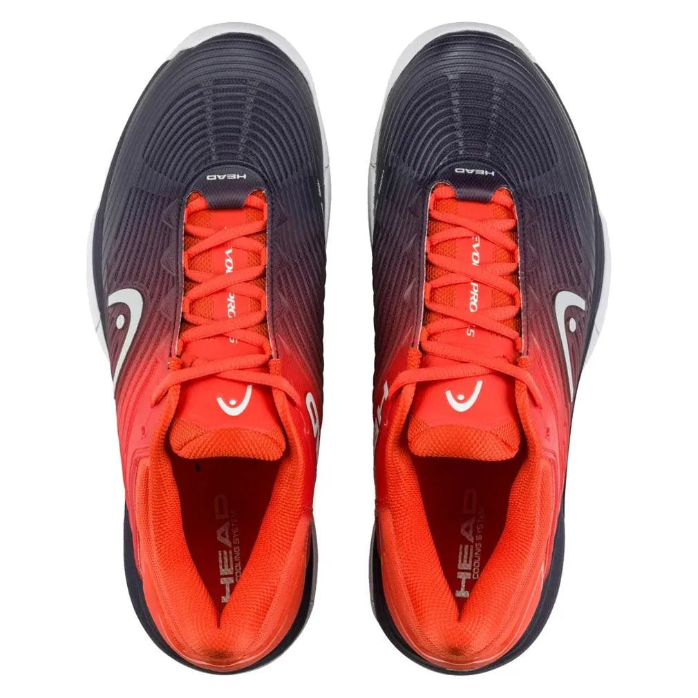 Men's Revolt Pro 4.5 Tennis Shoes Dark Blue and Red