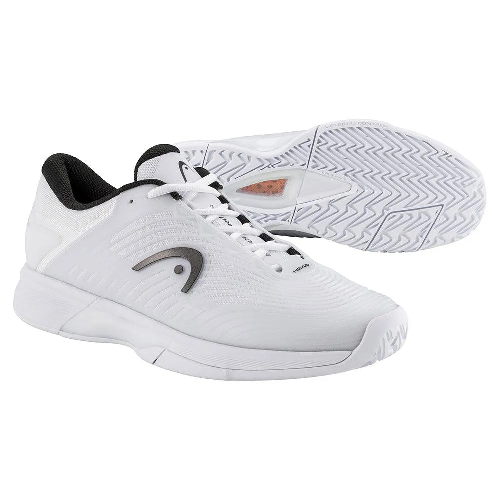 Men's Revolt Pro 4.5 Tennis Shoes White and Black