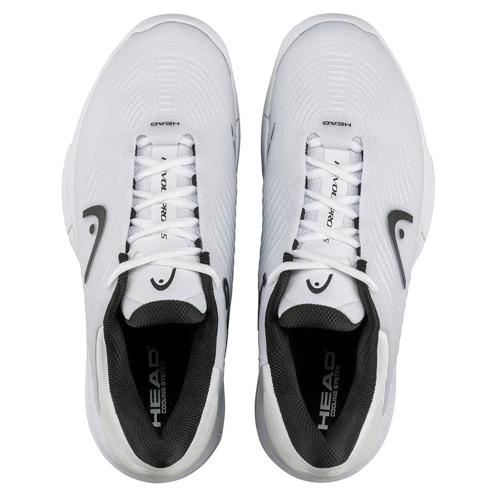 Men's Revolt Pro 4.5 Tennis Shoes White and Black