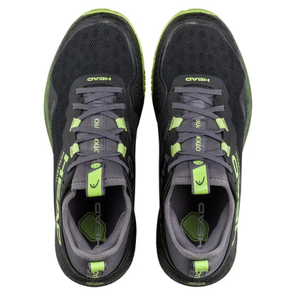 Men's Motion Pro Pickleball Shoes Black and Lime