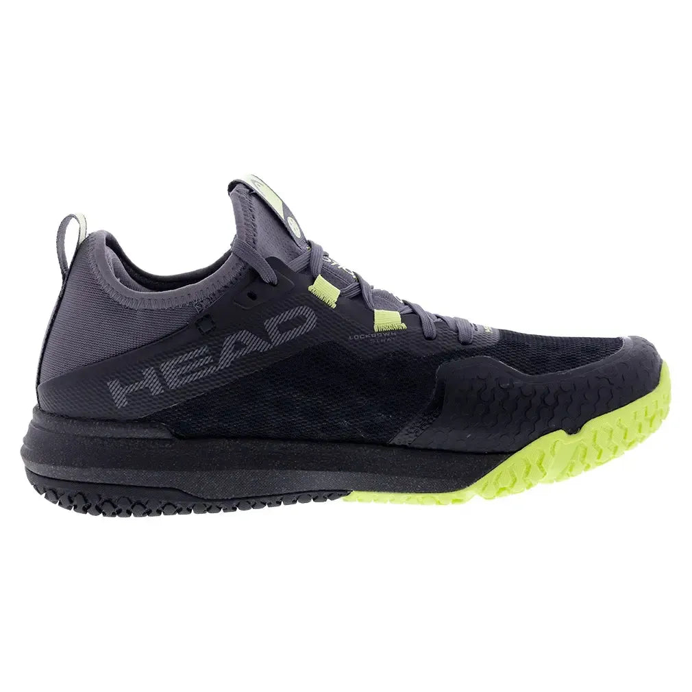 Men's Motion Pro Pickleball Shoes Black and Lime