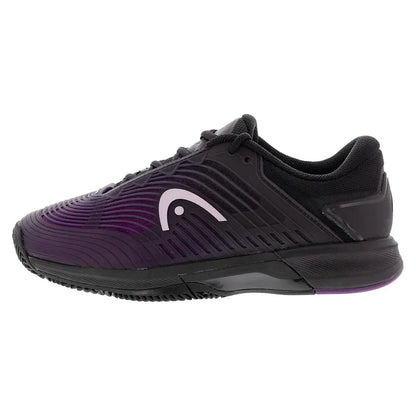 Women's Revolt Pro 4.5 Clay Tennis Shoes Black and Plum