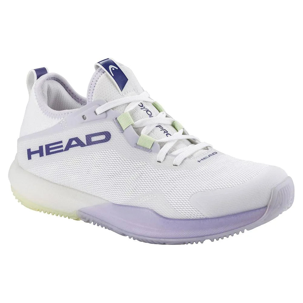 Women's Motion Pro Padel Shoes White and Lavender