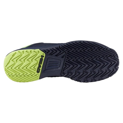 Juniors Revolt Pro 4.5 Tennis Shoes Navy and Lime