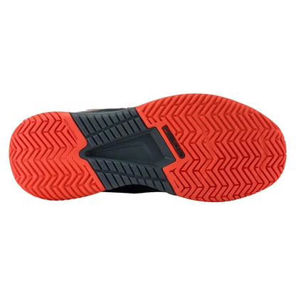Juniors Sprint Pro 4.0 Tennis Shoes Dark Blue and Red