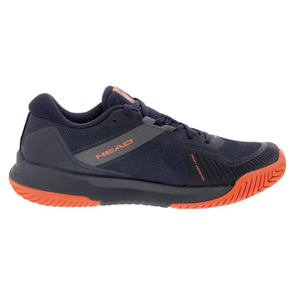 Juniors Sprint Pro 4.0 Tennis Shoes Dark Blue and Red