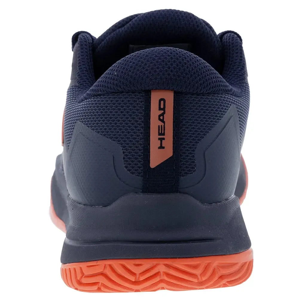 Juniors Sprint Pro 4.0 Tennis Shoes Dark Blue and Red