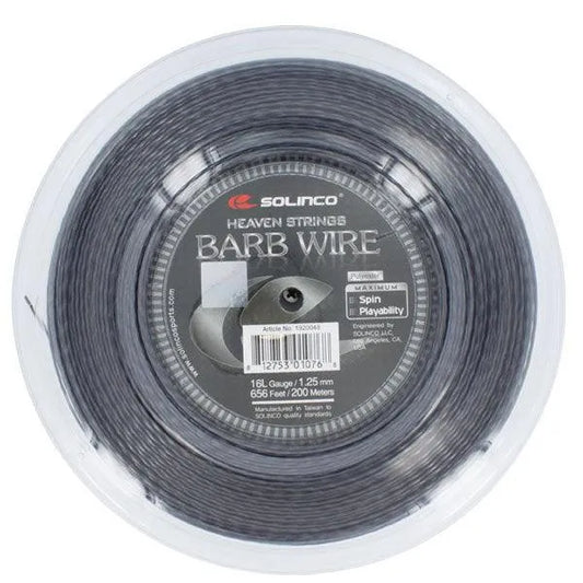 Barb Wire 16L 1.25MM Reel Tennis String-Strings-Solinco-28391-DEFAULT-L-Tennis Express