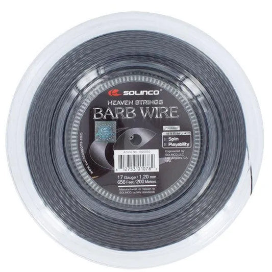 Barb Wire 17G 1.20MM Reel Tennis String-Strings-Solinco-28395-DEFAULT-L-Tennis Express