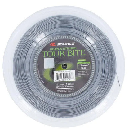 Tour Bite 17G 1.20MM Reel Tennis String Silver-Strings-Solinco-28403-DEFAULT-L-Tennis Express