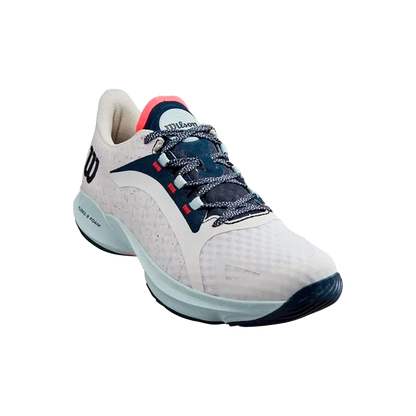 Padel Shoes Wilson Hurakn Pro White/Cooling Spray/Navy Blazer