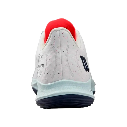 Padel Shoes Wilson Hurakn Pro White/Cooling Spray/Navy Blazer