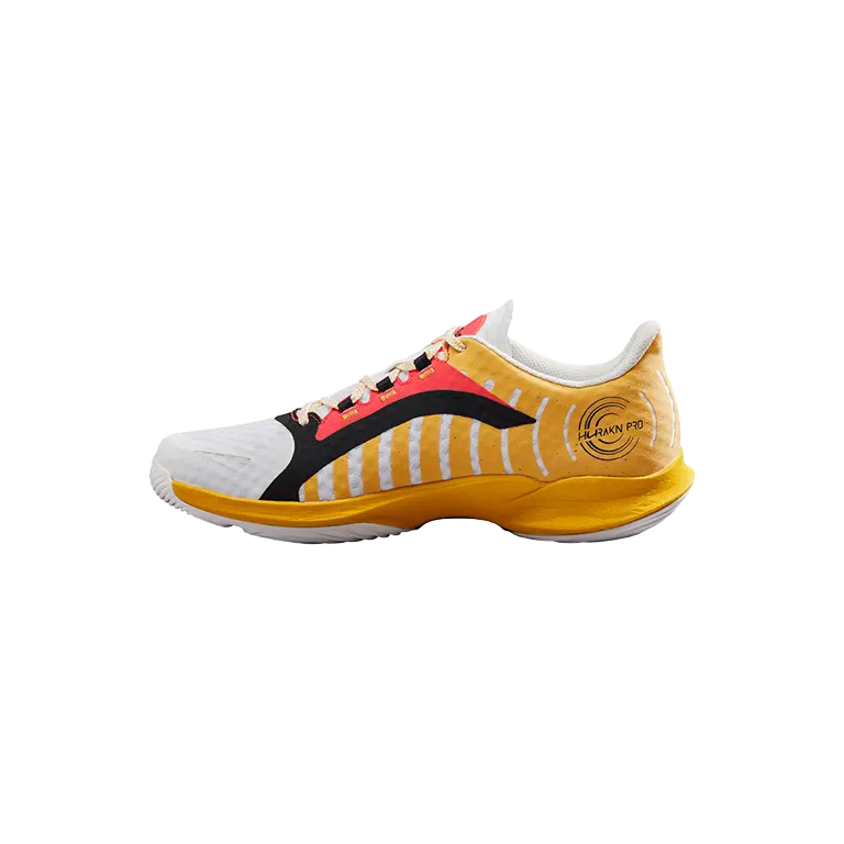 Padel Shoes Wilson Hurakn Pro White/OldGold/Fiery