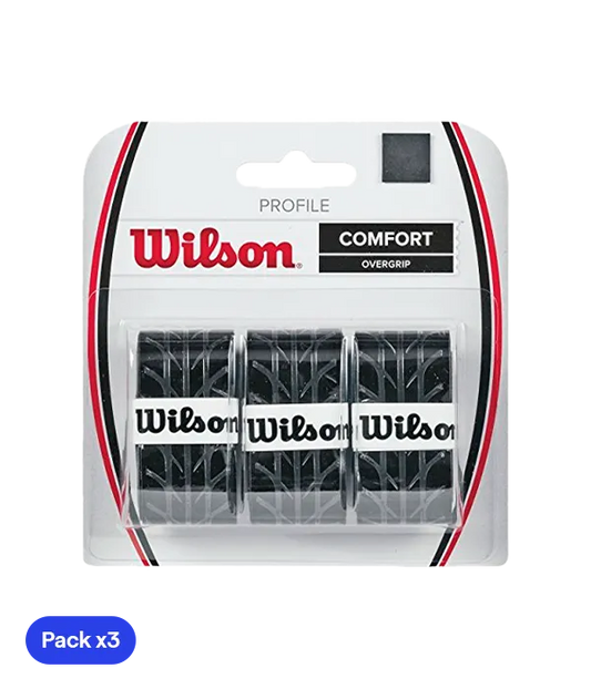 Overgrips Wilson Profile Comfort Negro (Pack x3)