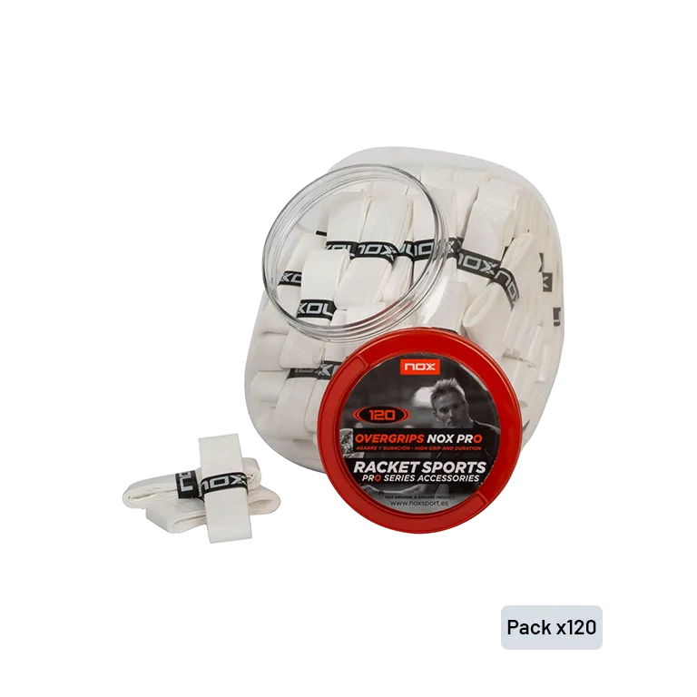 Tambor Overgrips NOX Pro Liso White (x120)