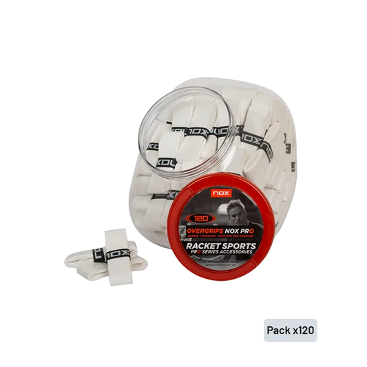 Tambor Overgrips NOX Pro Liso White (x120)