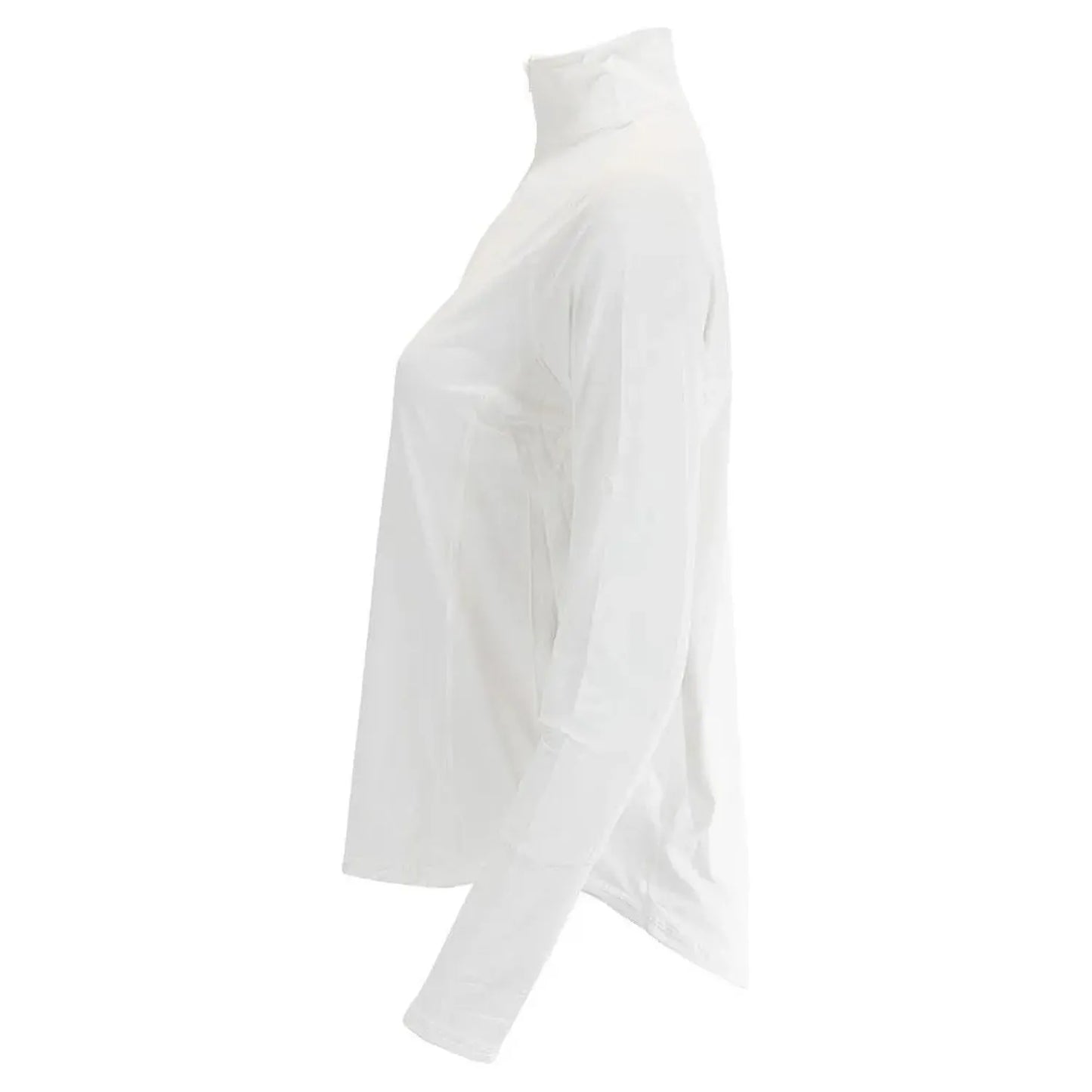 Women's Relaxed Mock Zip Tennis Top