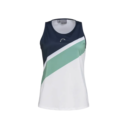 Camiseta HEAD Perf Verde Mujer
