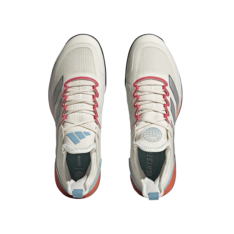 Padel Shoes Adidas adizero Ubersonic 4 M Clay Blanco/Naranja