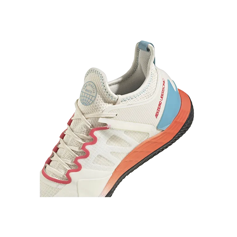 Padel Shoes Adidas adizero Ubersonic 4 M Clay Blanco/Naranja