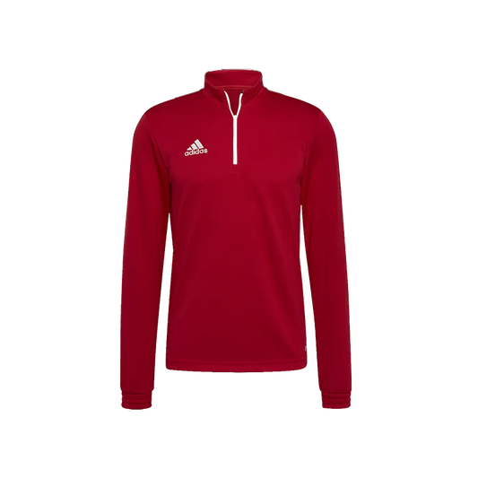 Sudadera Adidas media cremallera roja