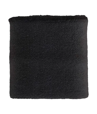 Wristband Asics Cortas Negras (Pack x2) 2025