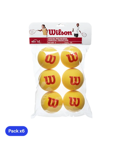 Balls  Wilson Tour Foam Tenis (Pack x6)