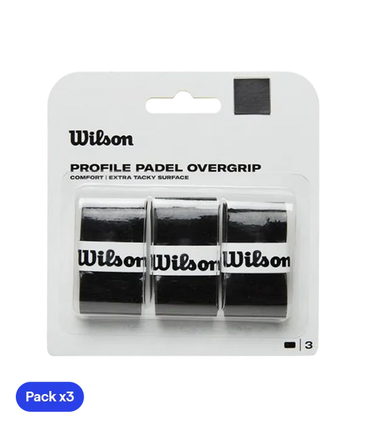 Overgrips Wilson Profile Negro (Pack x3)