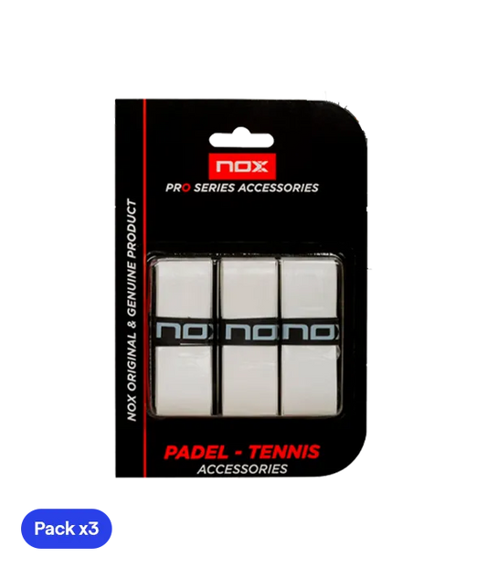 Overgrips NOX Pro Liso White (Pack x3)